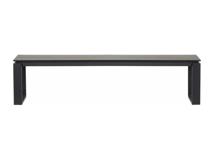 Martinus Gartenbank 180cm schwarz.