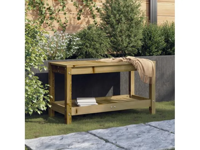 Gartenbank 82,5x35x45 cm Imprägniertes Kiefernholz