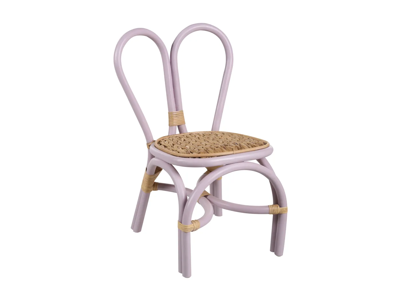Kinderstuhl Rattan violett DESIMI