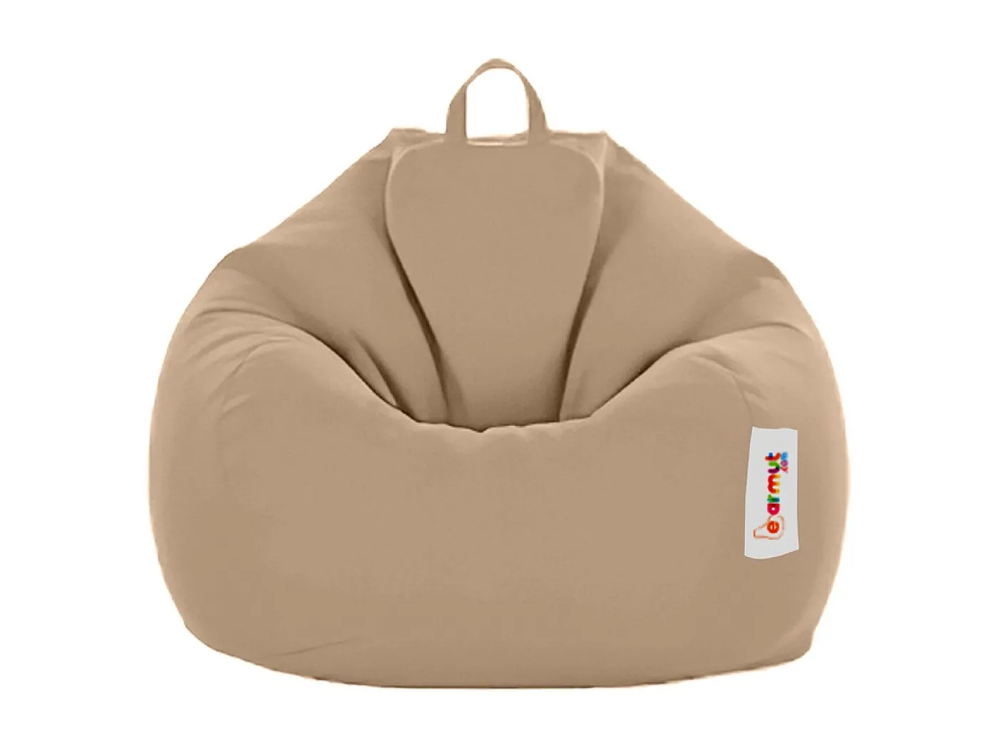 Outdoor Sitzsack 130x115cm taupe OHAU - Bequem, robust und leicht