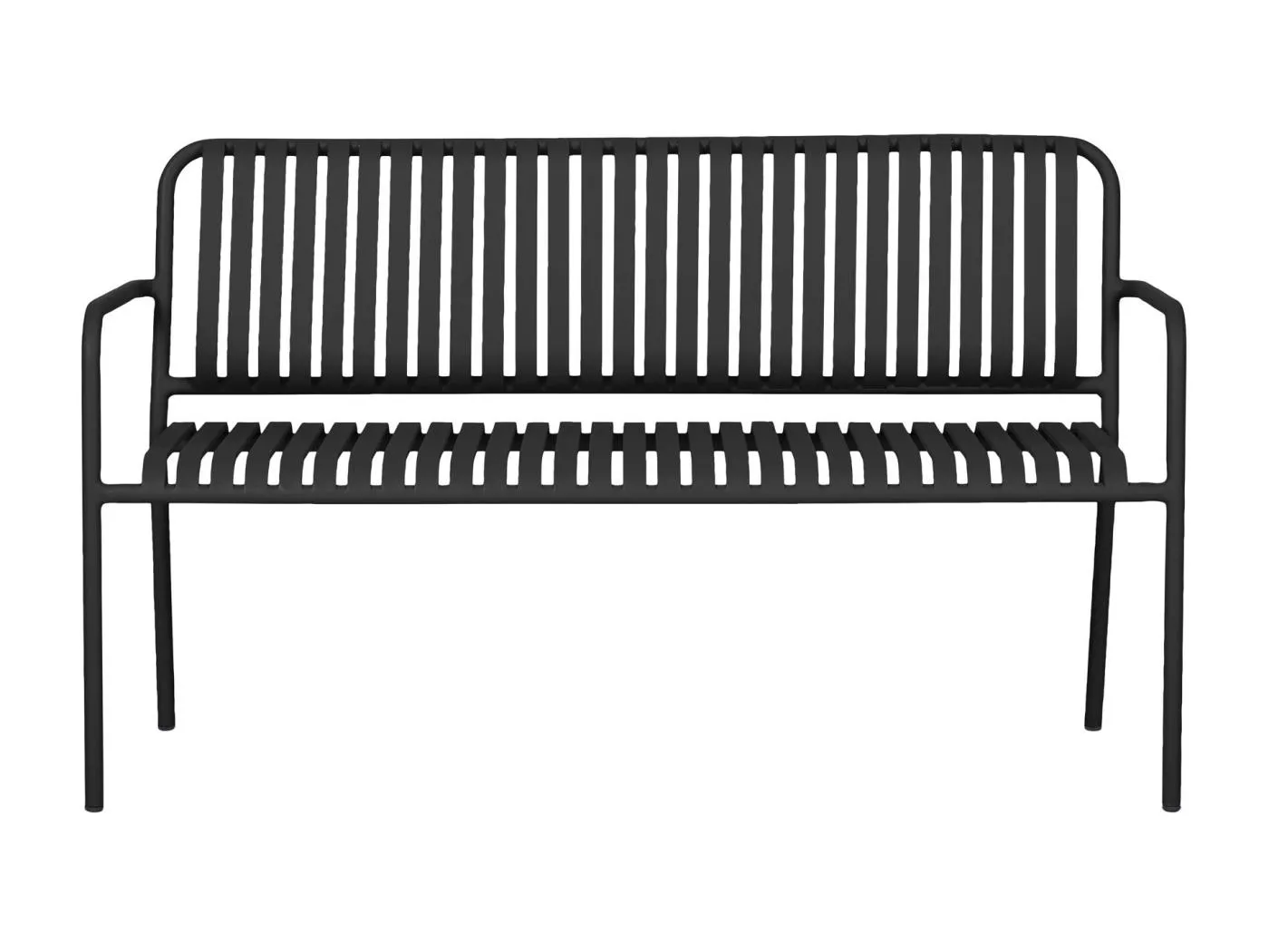 Stella Gartenbank schwarz.