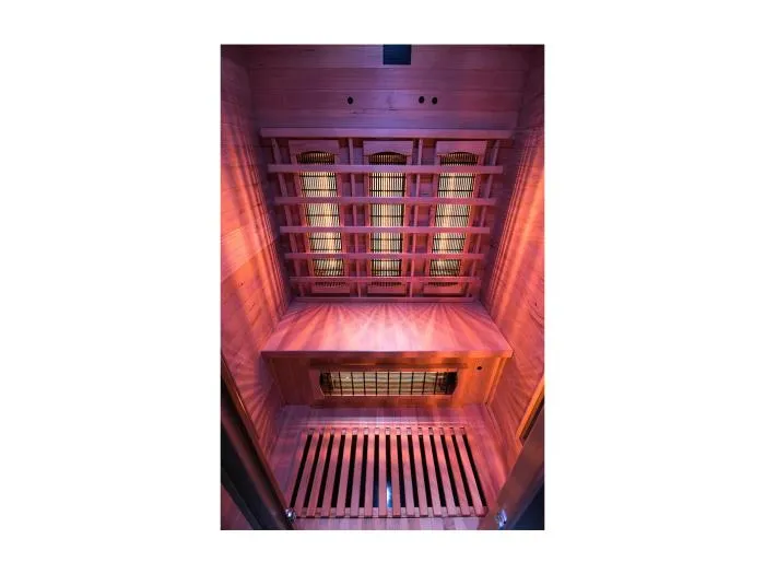 Infrarotsauna Apollon Quarz 2 Plätze - 120x123x190 cm - Frankreich Sauna - Epicea Kanada