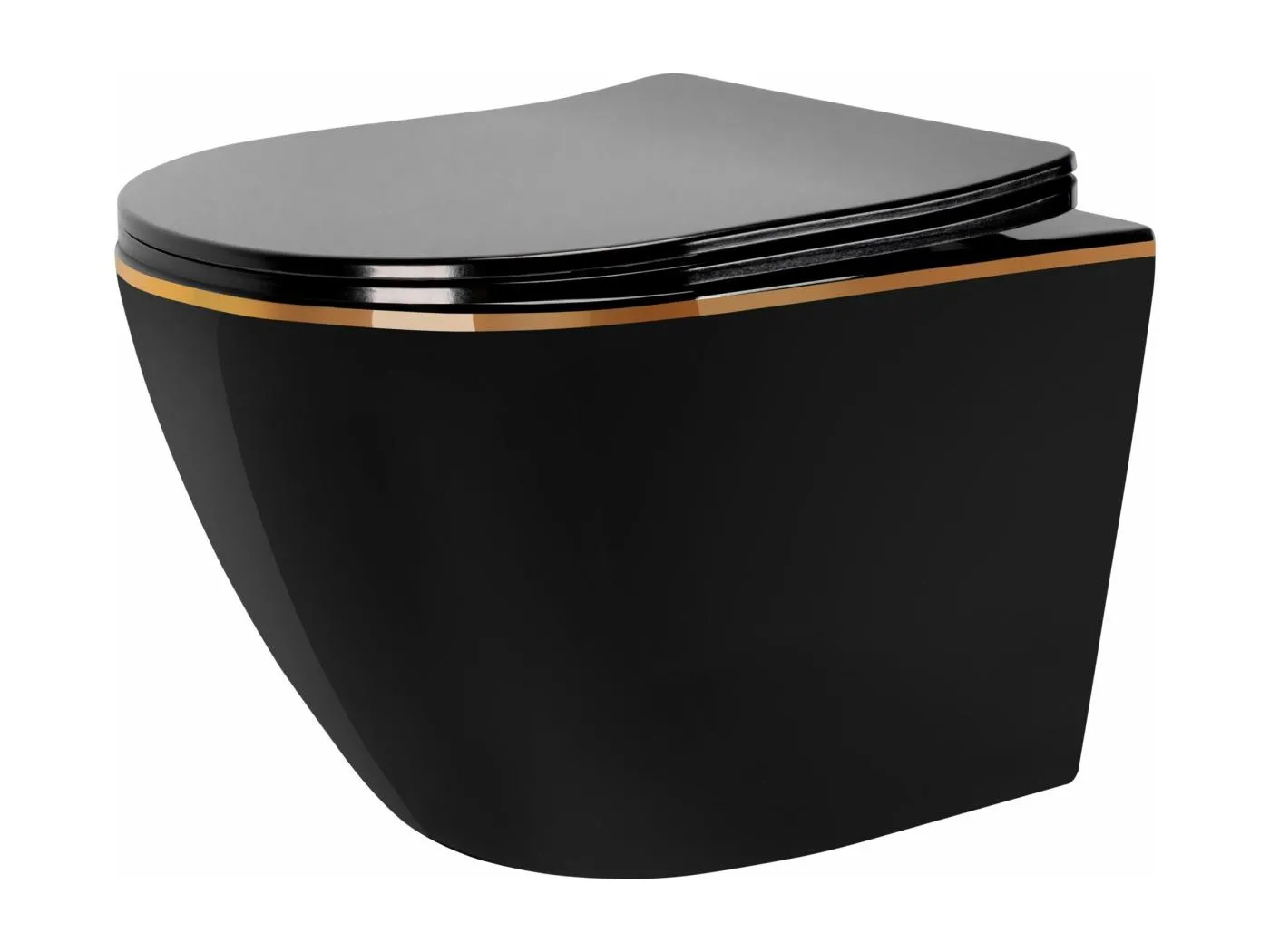 Wandhängendes Rea Carlo Mini Rimles Dur/Flat/Zm Czarno-Gold