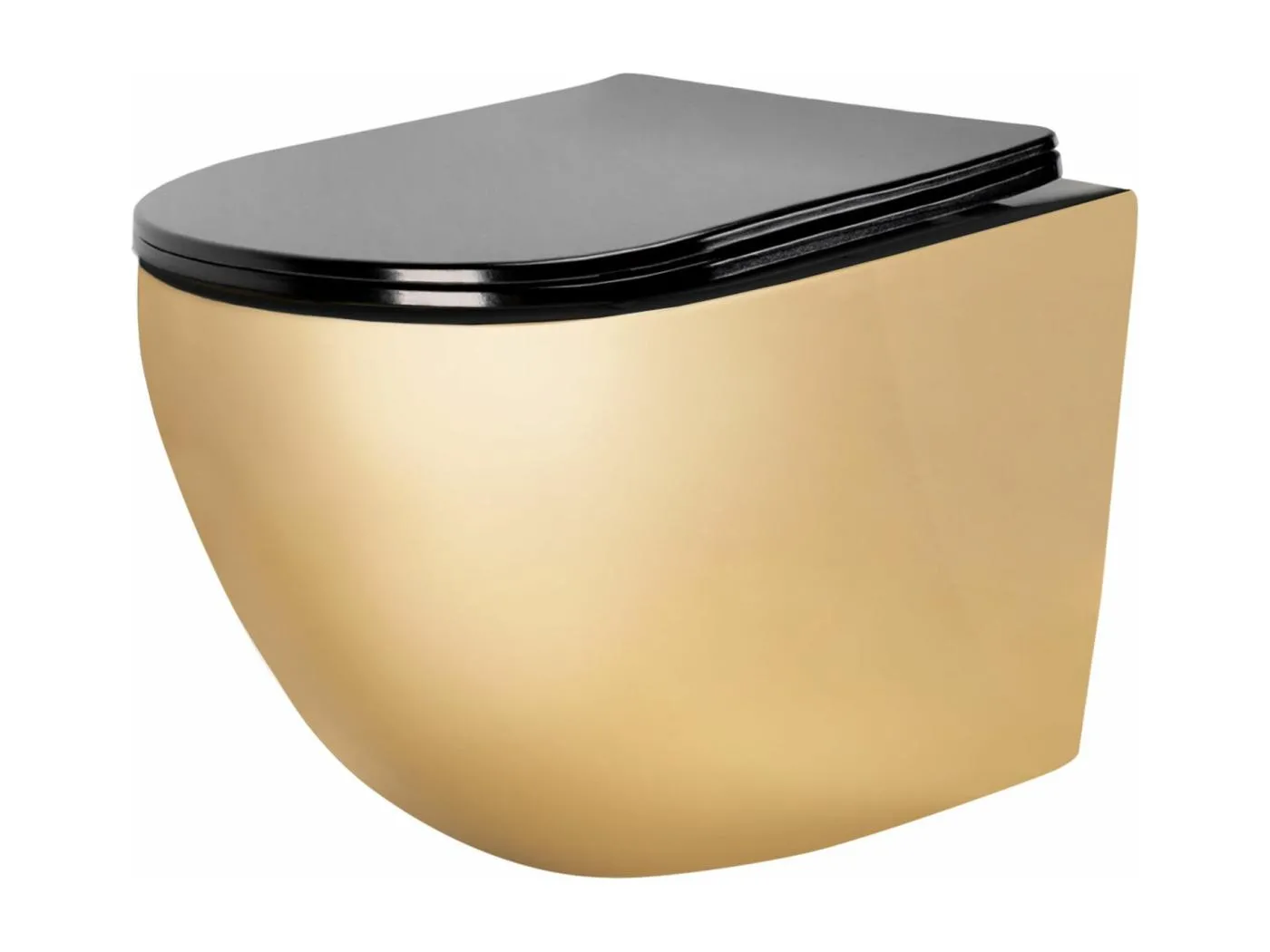 Wandhängendes Rea Carlo Mini Rimless Duropla/Flat/Zm Gold