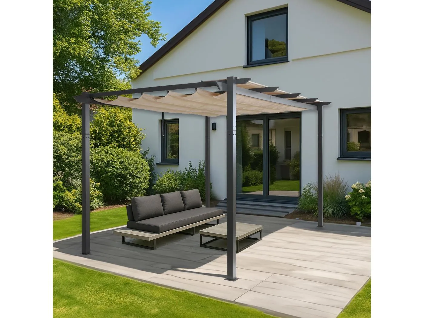Pergola MCW-N93, Creme-beige
