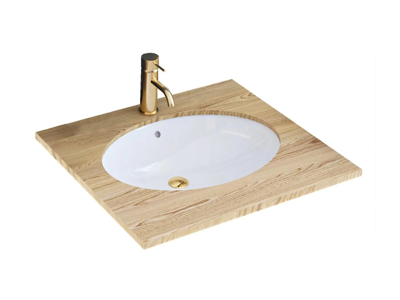 Unterbau Waschbecken Rea Nel White