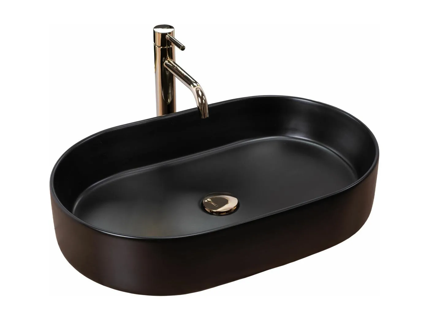 Aufsatzwaschbecken Rea Nadia 60 Black