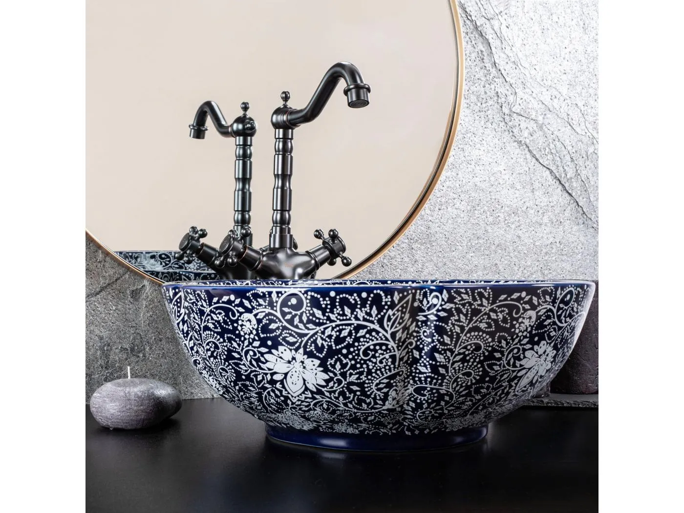 Aufsatzwaschbecken Rea Sevilla Blue