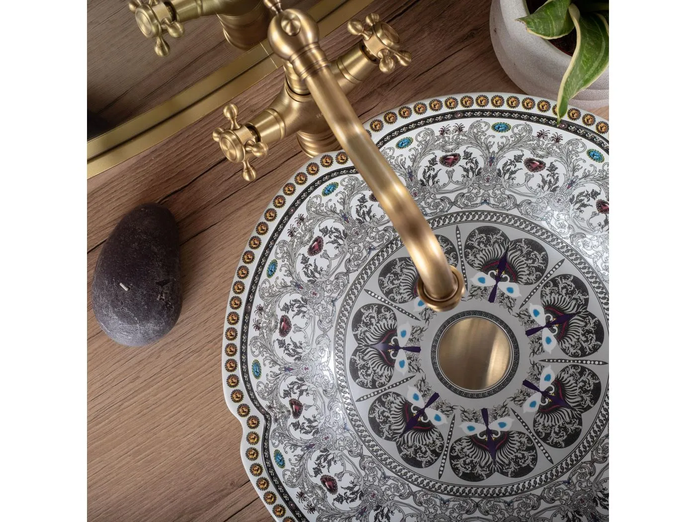 Aufsatzwaschbecken Rea Asanti White