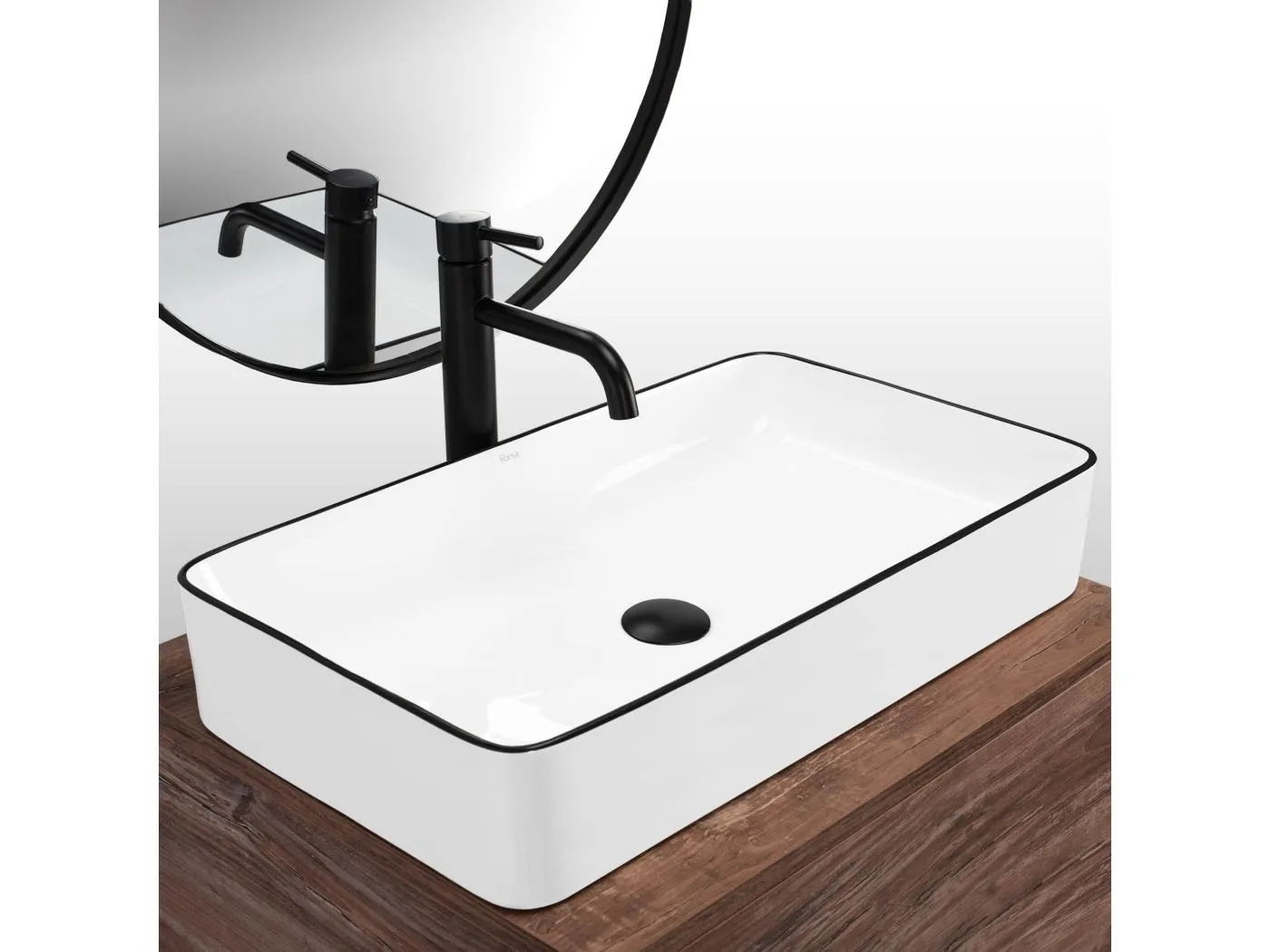 Aufsatzwaschbecken Rea Denis Black Gold