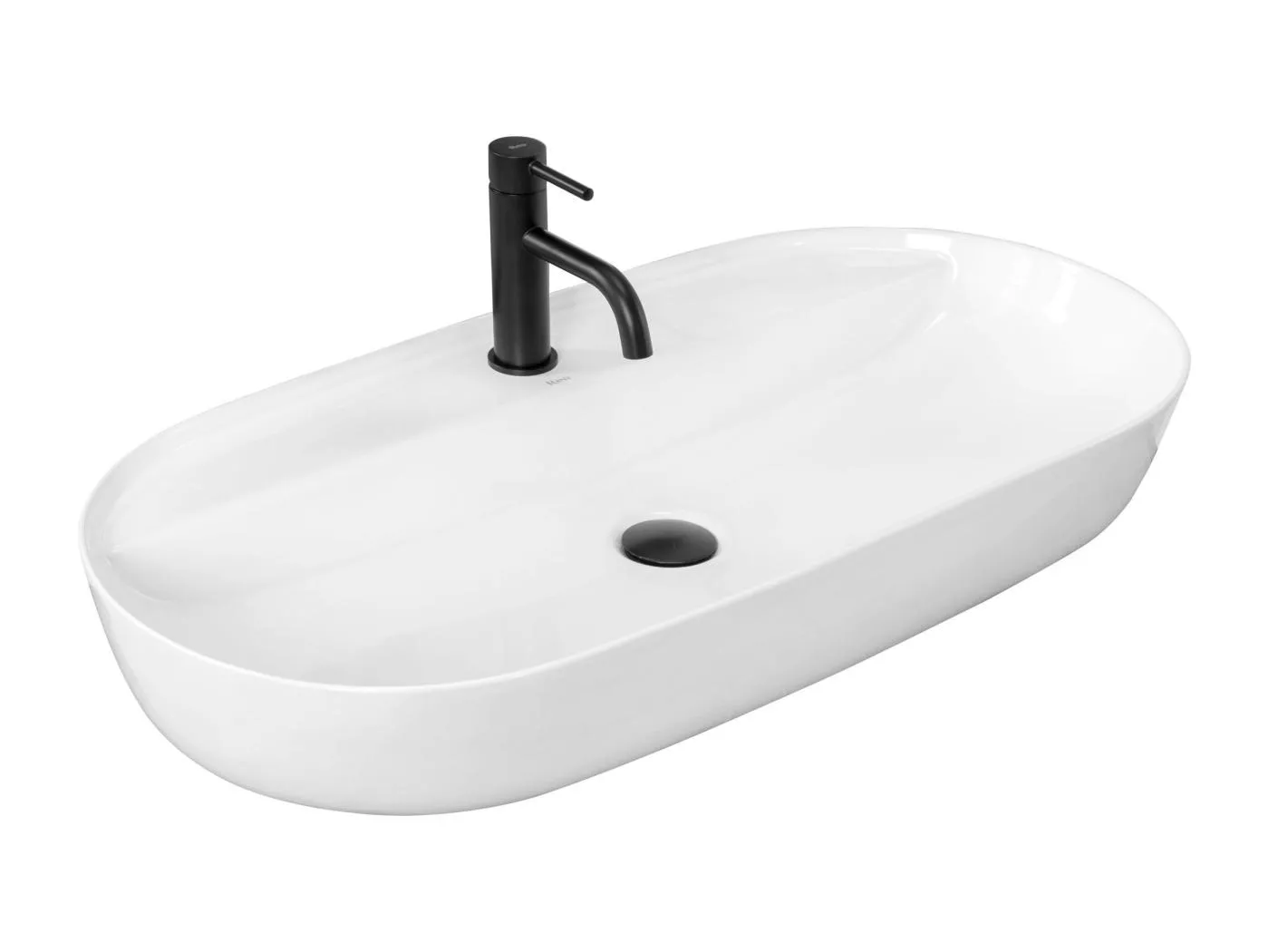Aufsatzwaschbecken Rea Aura 81 White