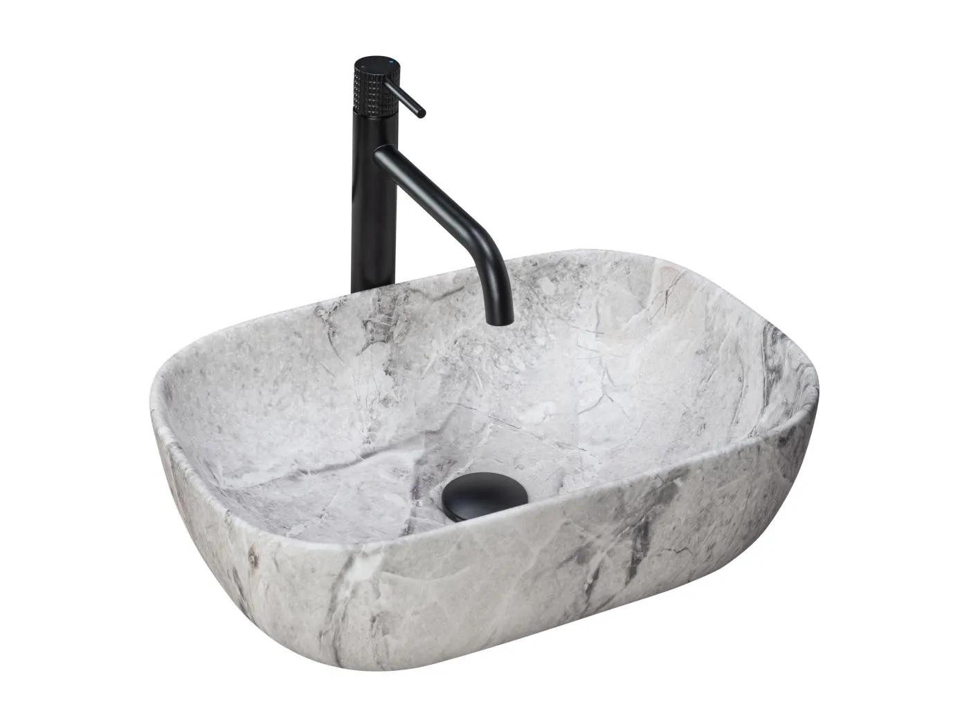 Aufsatzwaschbecken Rea Livia Stone Beige