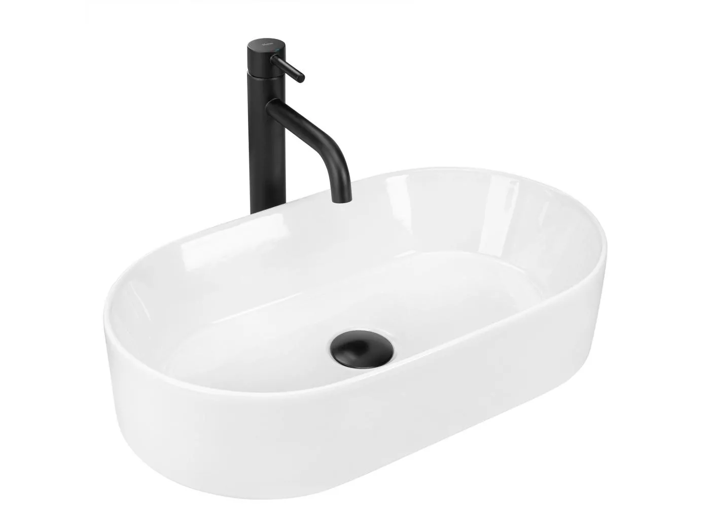 Aufsatzwaschbecken Rea Layla 50 White