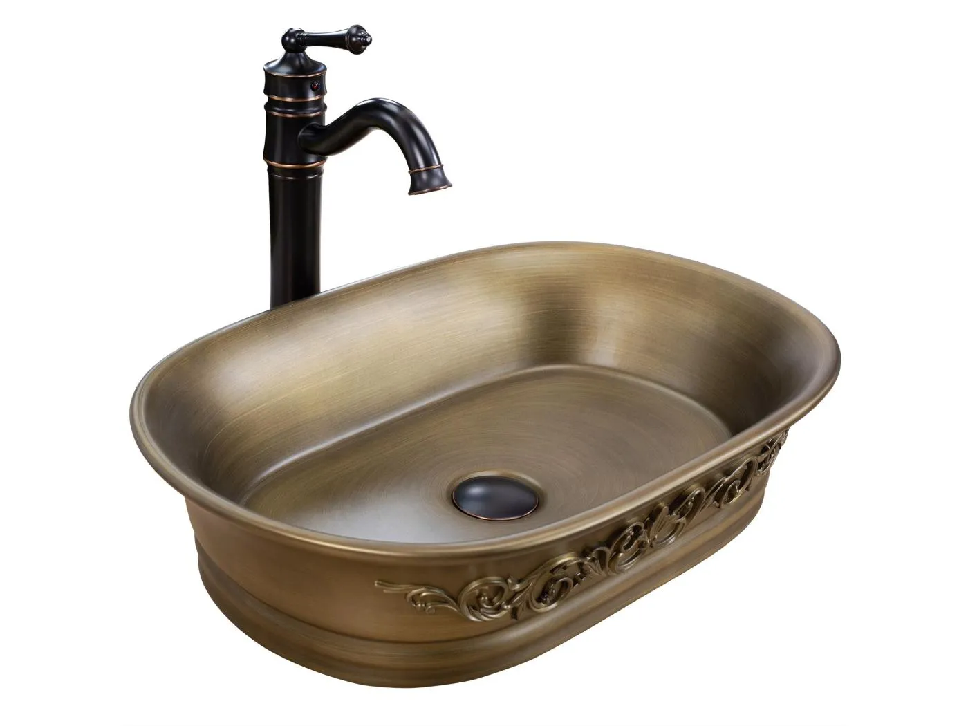 Aufsatzwaschbecken Rea Wilma Rustic Copper