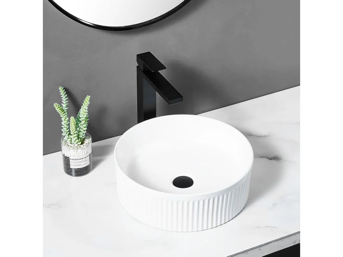 Aufsatzwaschbecken Rea Selina White