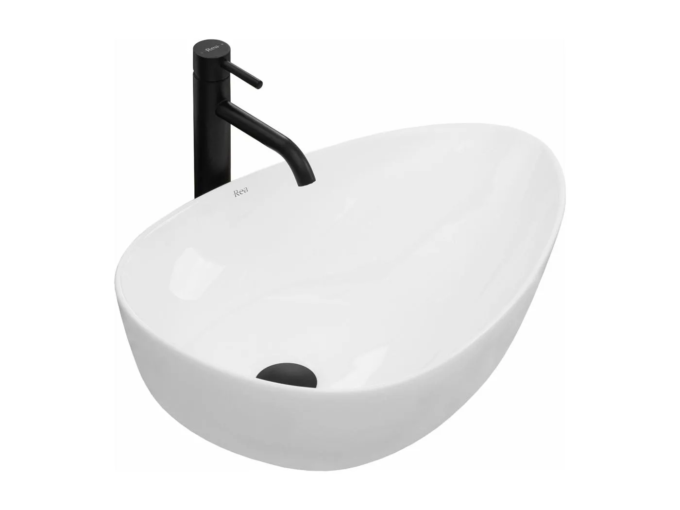 Aufsatzwaschbecken Rea Greta 55 White