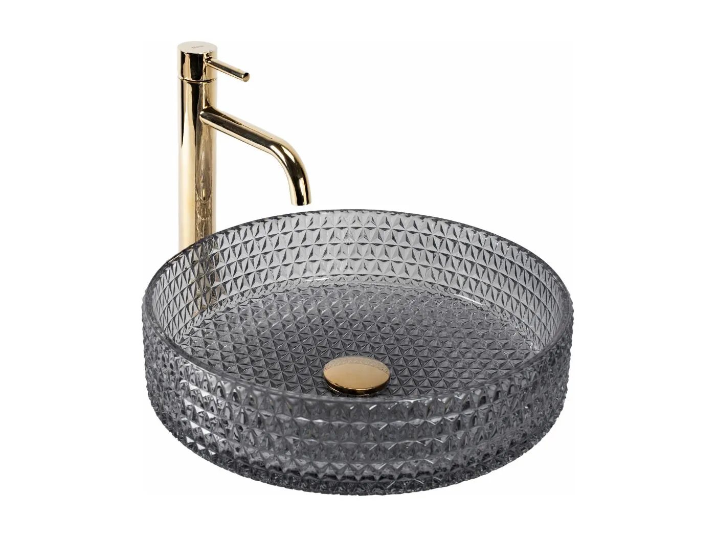 Aufsatzwaschbecken Rea Cristal 39 Grey