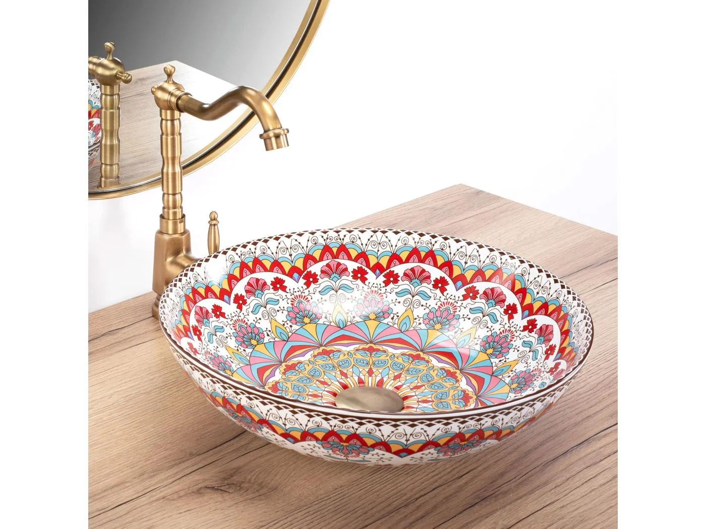 Aufsatzwaschbecken Rea Peru Multicolour