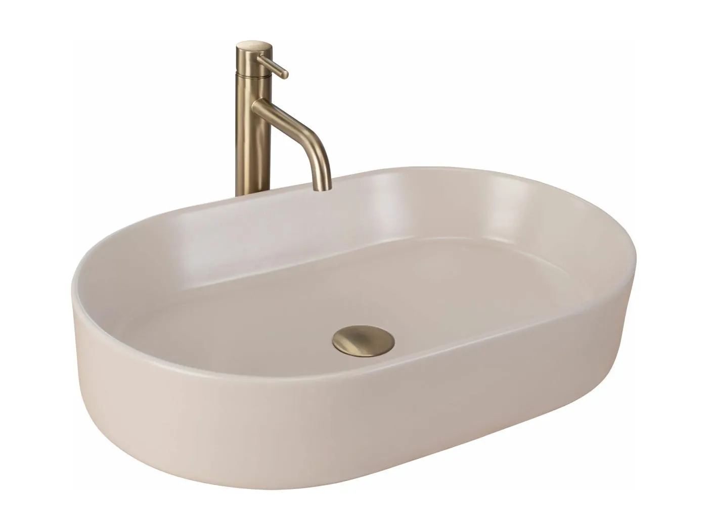 Aufsatzwaschbecken Rea Nadia 60 Beige