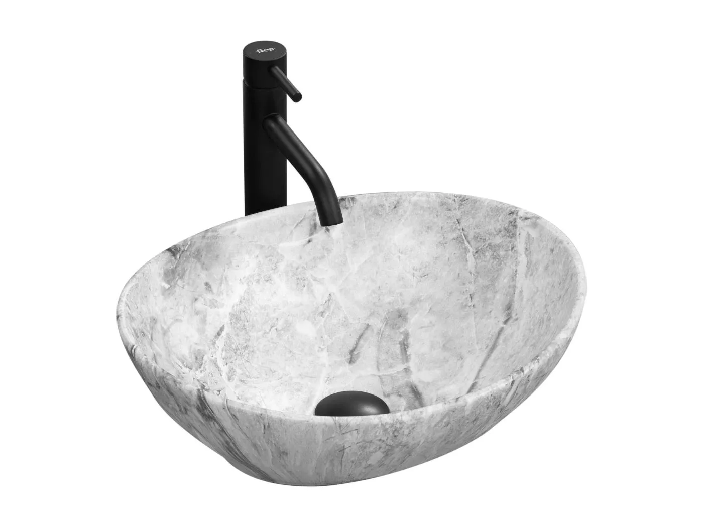 Aufsatzwaschbecken Rea Sofia Stone Grey