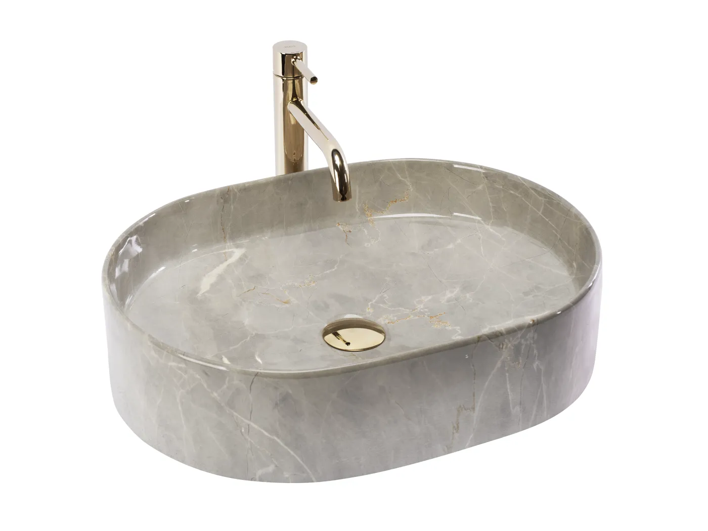 Aufsatzwaschbecken Rea Nadia 50 Kashmir Grey