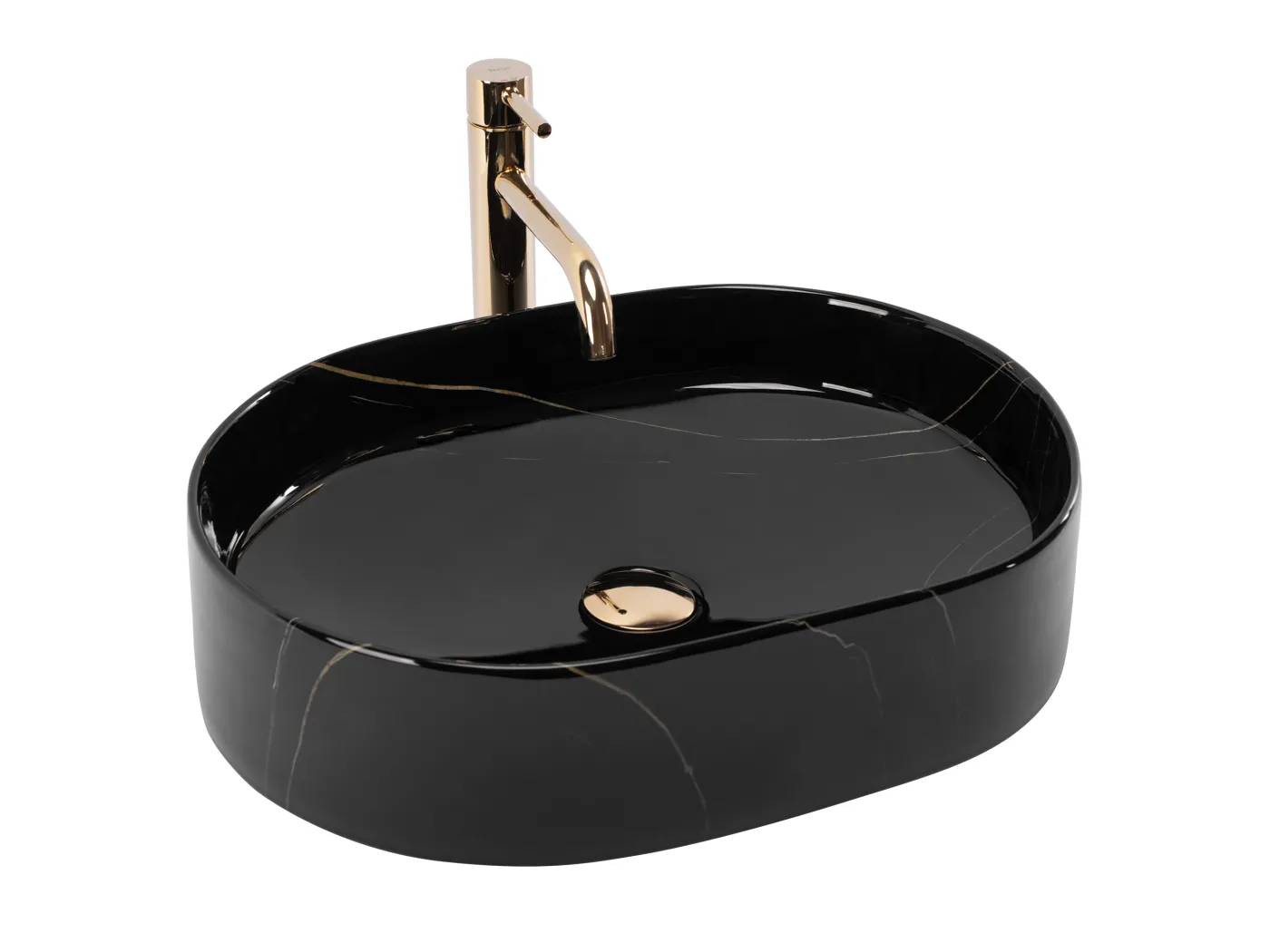 Aufsatzwaschbecken Rea Nadia 50 Stone Grey