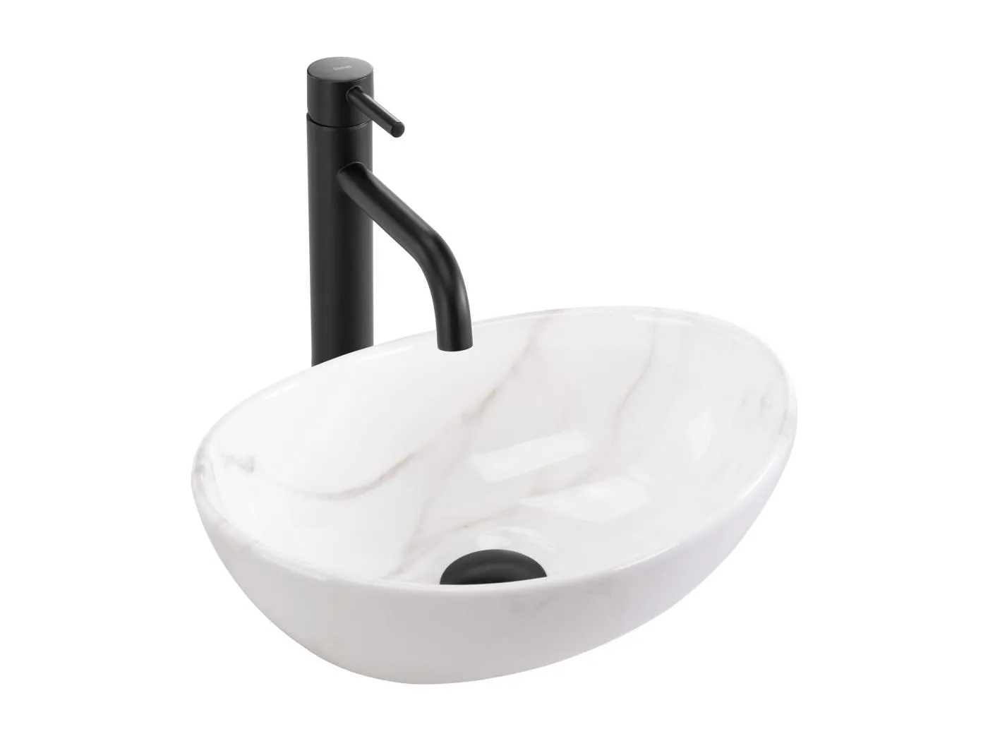 Aufsatzwaschbecken Rea Sofia Mini Cloudy Grey