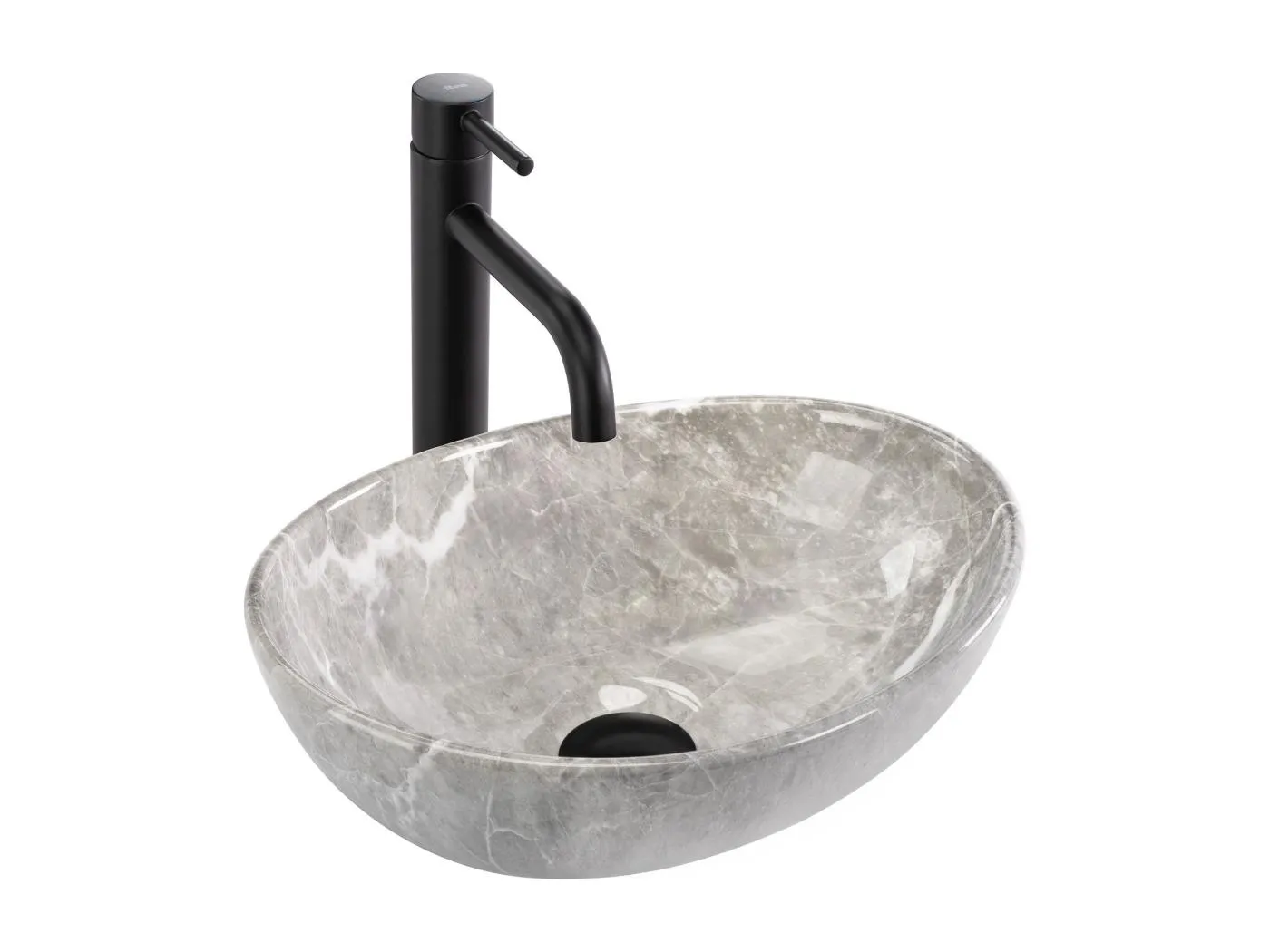 Aufsatzwaschbecken Rea Sofia Mini Grigio Grey