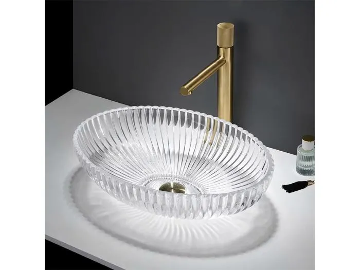 Aufsatzwaschbecken Rea Nicole Transparent