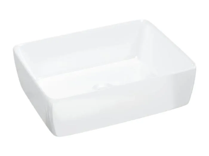 Xylara  Waschbecken Weiß 48x37x13 cm Keramik Rechteckig
