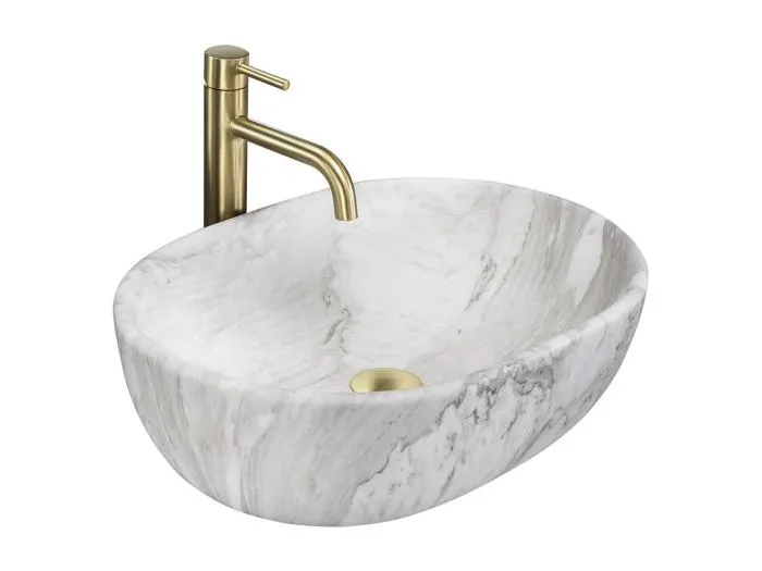 Aufsatzwaschbecken Rea Amelia Ash Matt Beige