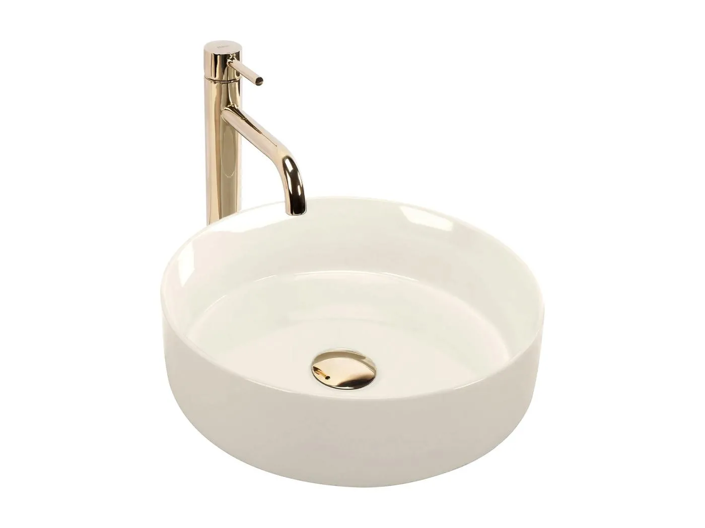 Aufsatzwaschbecken Rea Sami Shiny White