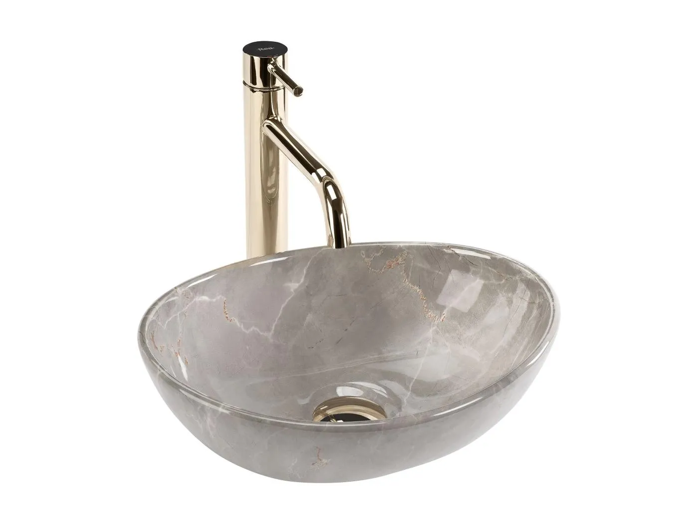 Aufsatzwaschbecken Rea Sofia Mini Kashmir Grey