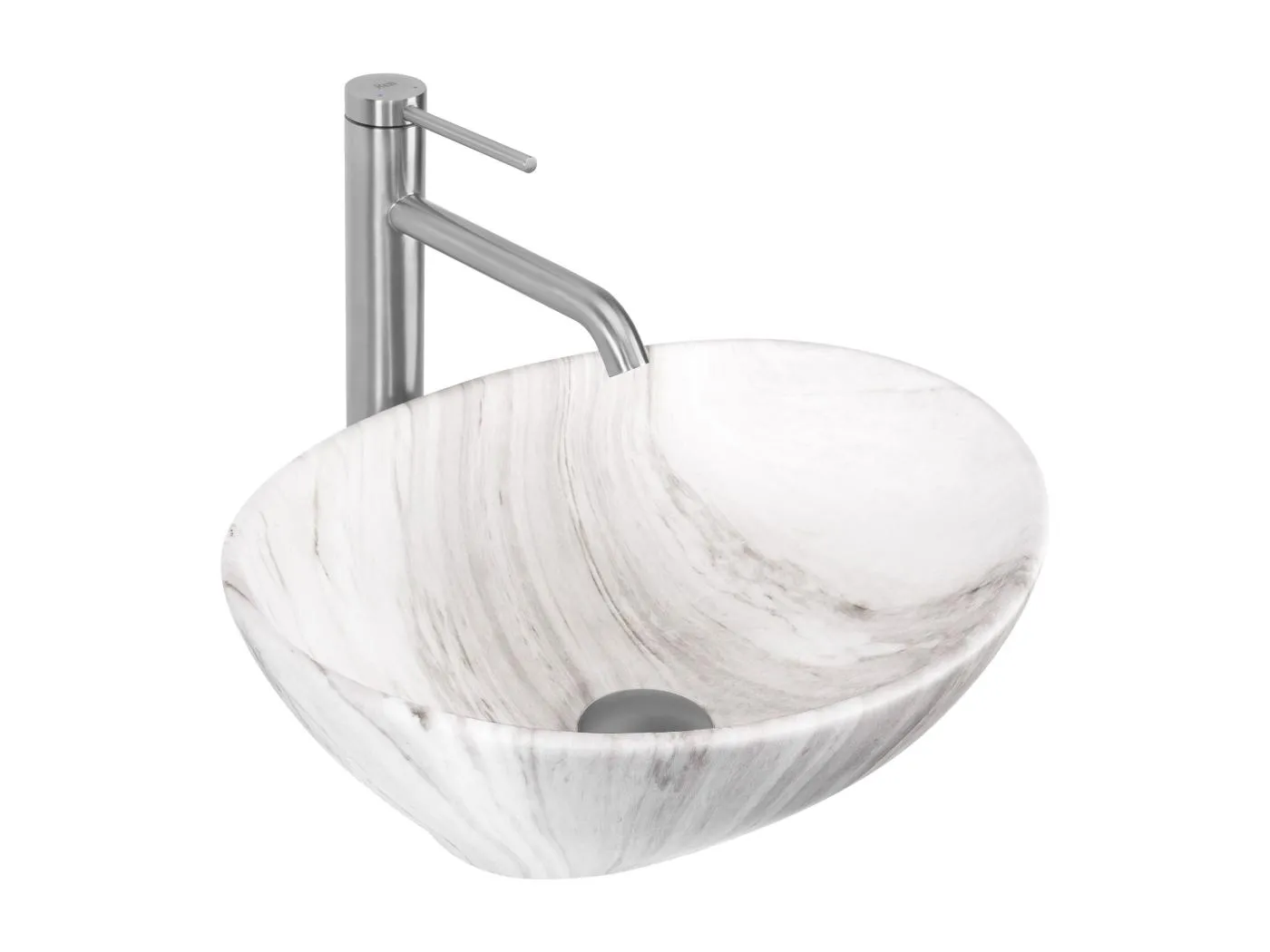 Aufsatzwaschbecken Rea Sofia Ash Matt