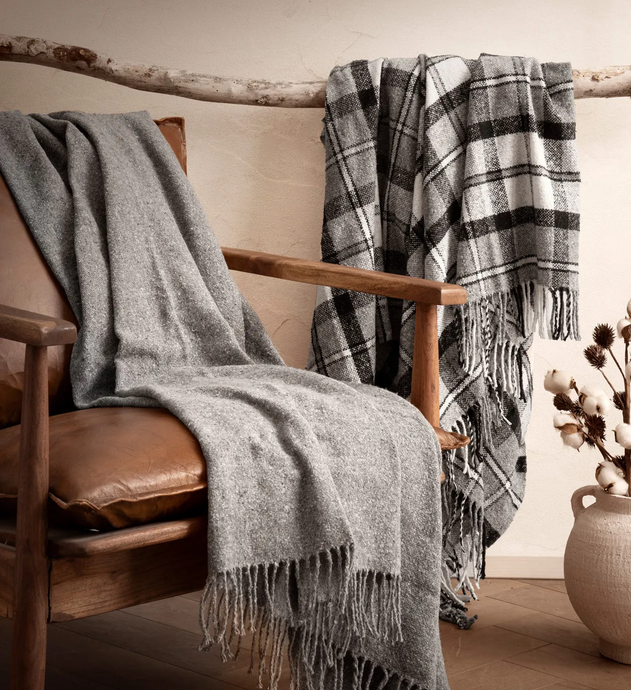 Decke MISHKA anthrazit 606327