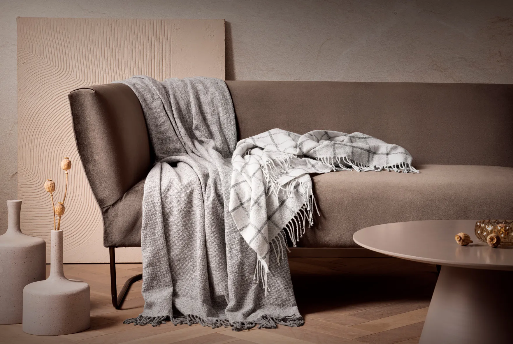 Decke MISHKA silber 606350