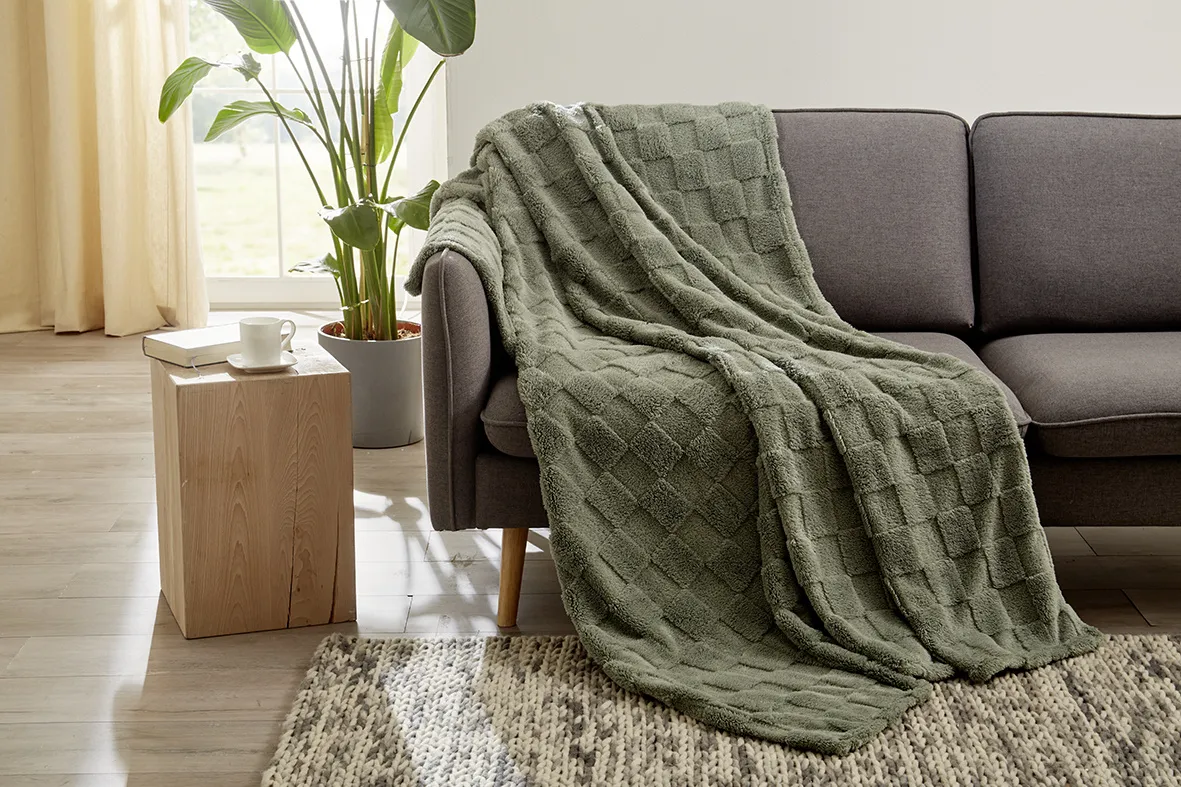 Decke FRANKA salbei 606357