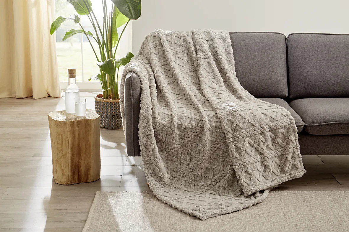 Decke FREYA silber 606363