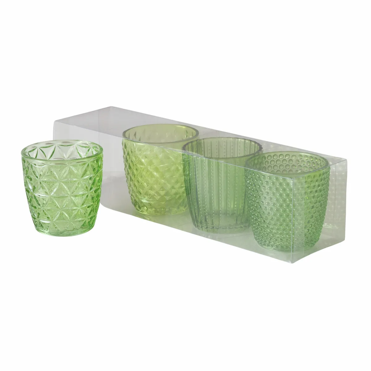 Windlicht-Set MARILU grün 632083