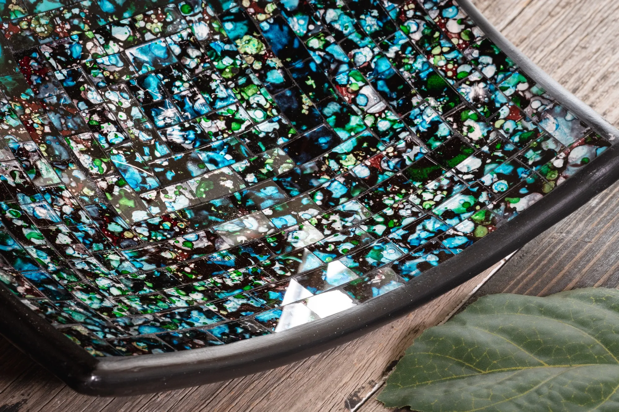 3er Set Mosaikteller 'Renoir', multicolor