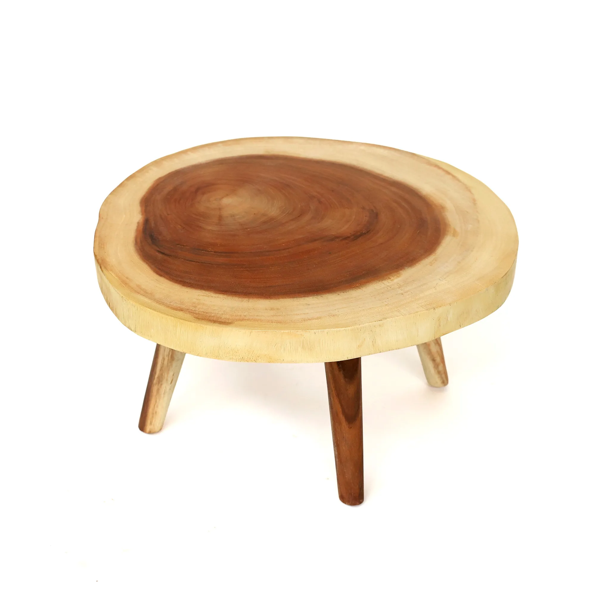 Baumscheiben-Couchtisch, aus Suarholz, Ø 55-60 cm, H 32 cm