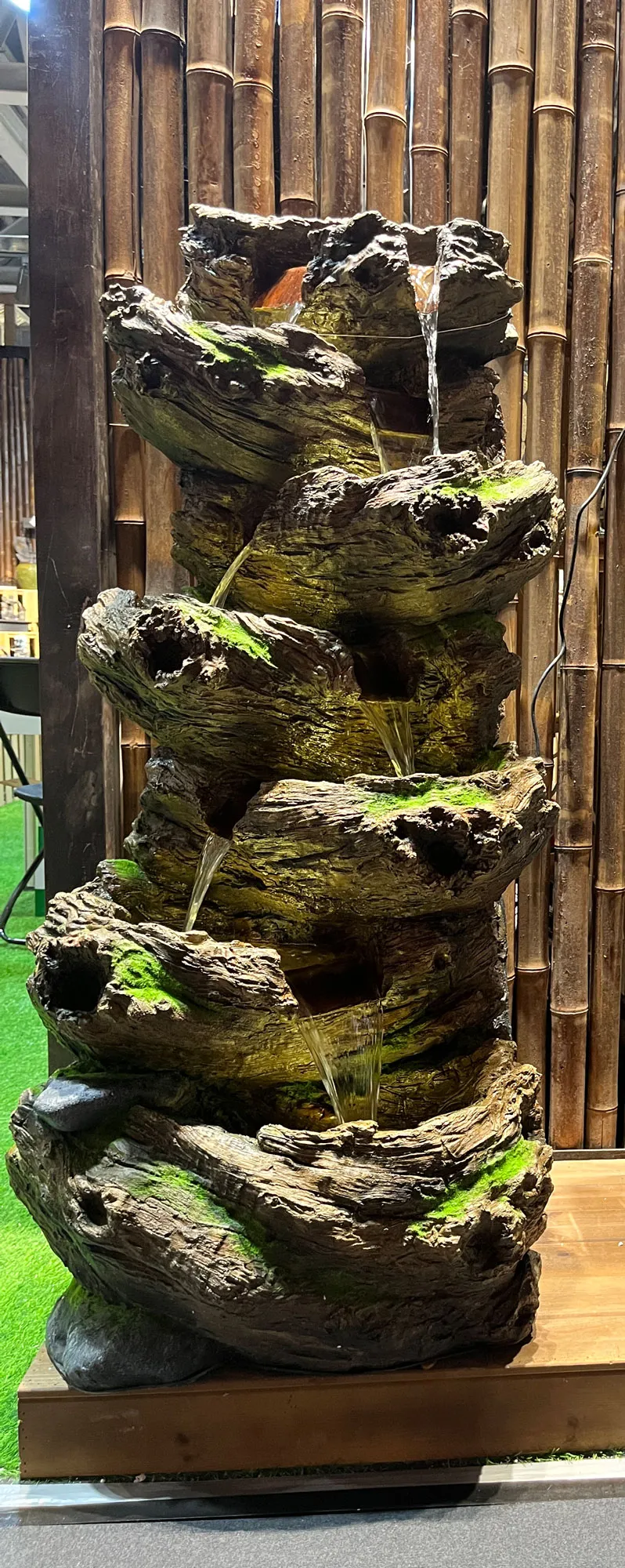 Outdoor Wasserspiel 'Wasserfall', H 120 cm, B 49 cm, L 56 cm