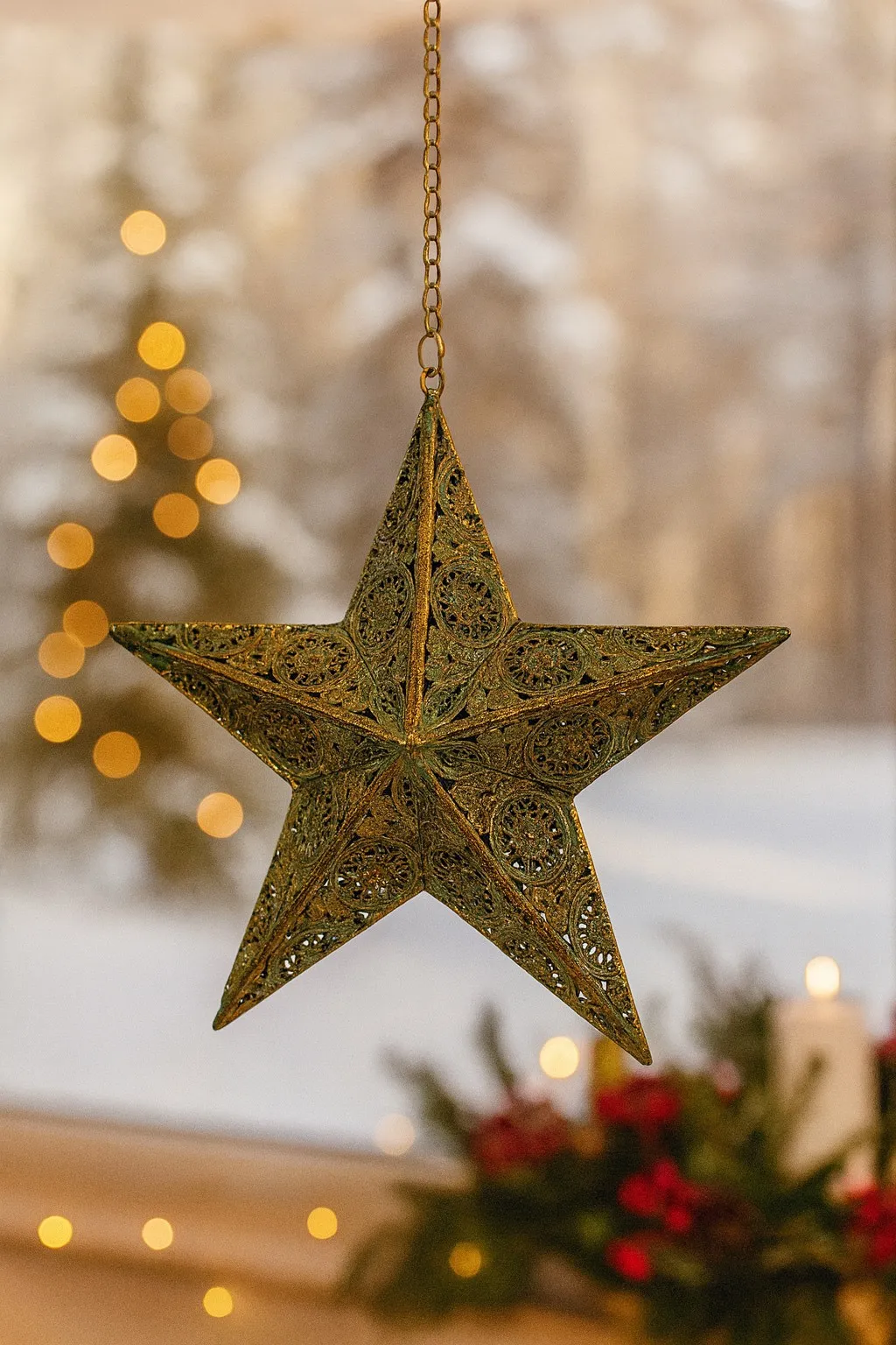 Metallstern 'Litesse', Ø 30,5 cm, L 9 cm