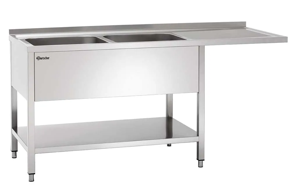 Bartscher Spülcenter 700, B1800 2 Becken LI