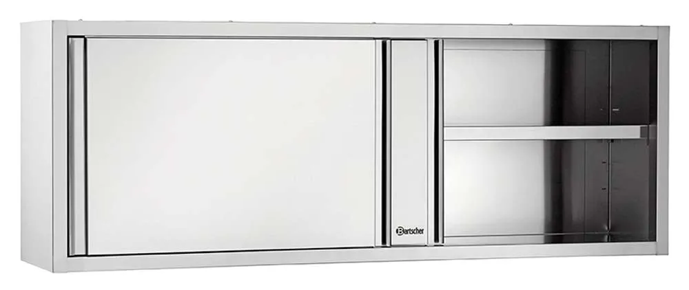 Bartscher Gastro-Hängeschrank | HxBxT 66x140x40cm| Edelstahl | ST 400 B1400