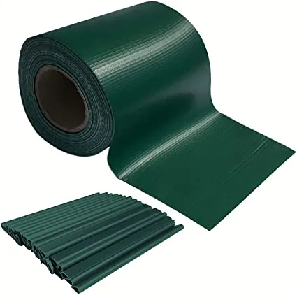 RAY-C Sichtschutzfolie | Sichtschutzstreifen | Zaun | Sichtschutz | PVC-Zaunfolie | Doppelstabmatten | Gartenzaun für Garten und Balkon | Breite 19cm | Länge 35m | -30° C bis +60° C | Grün