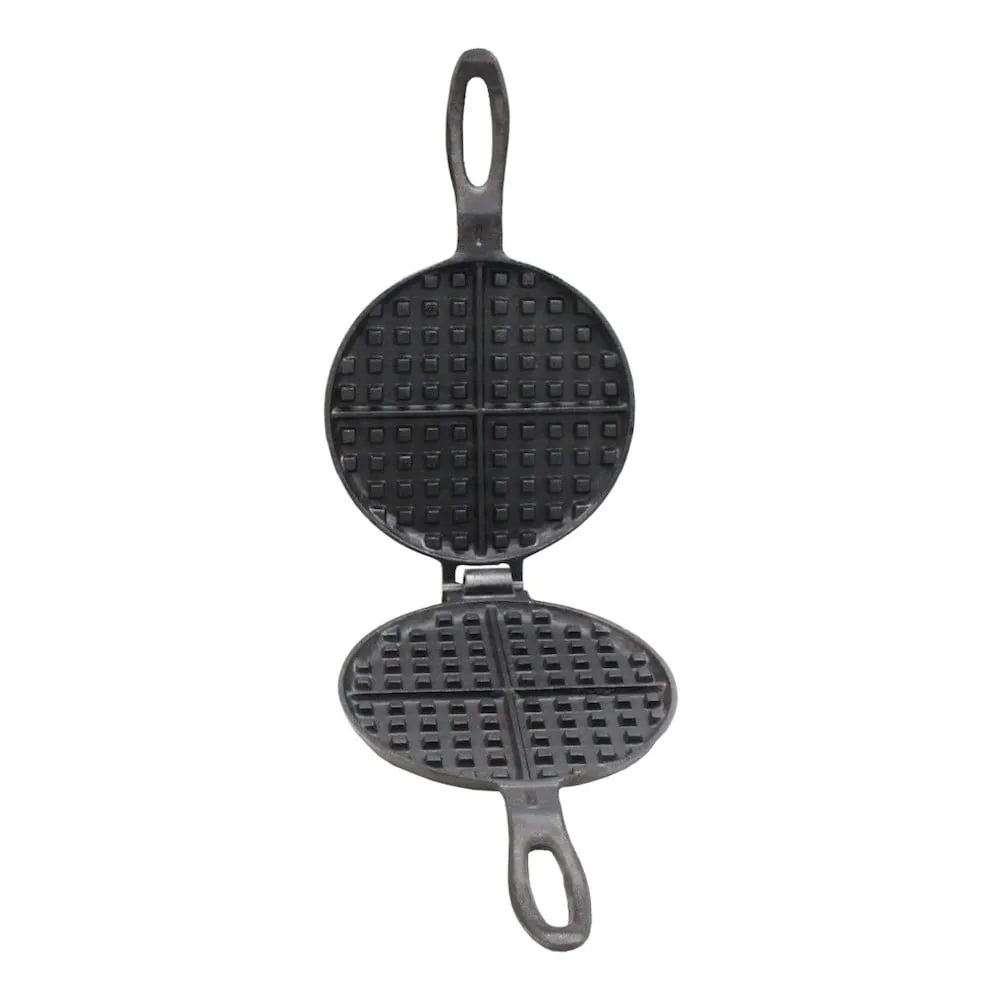 CHEFGASTRO BBQ Waffeleisen aus Gusseisen Ø 16,5 cm