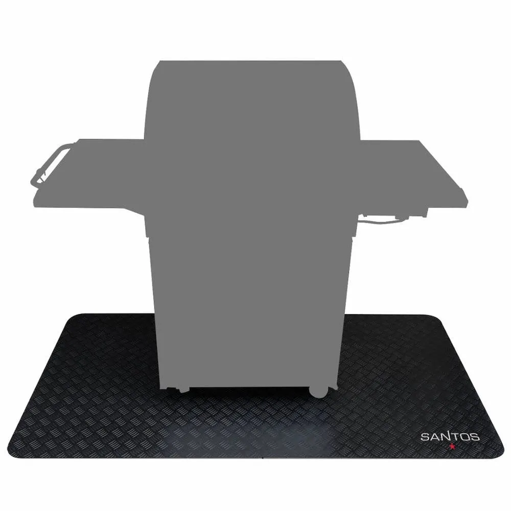 CHEFGASTRO BBQ Grillmatte Bodenschutz 120 x 100 cm