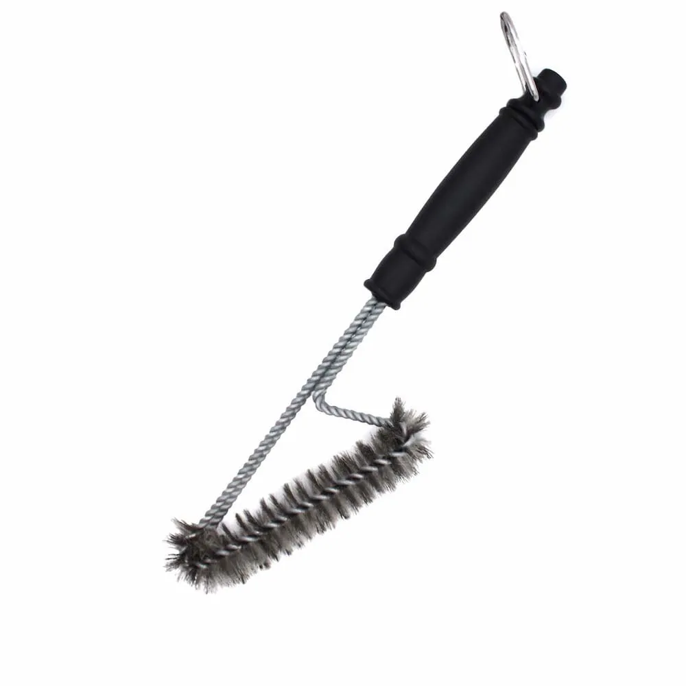 CHEFGASTRO BBQ Clean 2-Kopf Grillbürste Edelstahl 33 cm