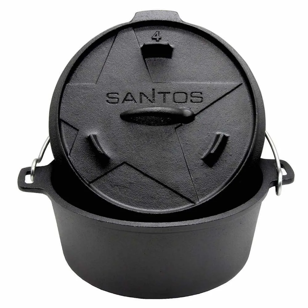 CHEFGASTRO BBQ Dutch Oven 4,5qt ohne Füße